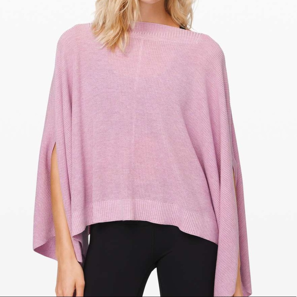 lululemon flow forward poncho